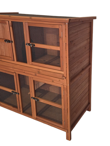 4ft Double Guinea Pig Hutch