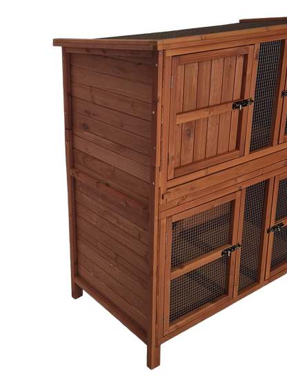 4ft Double Guinea Pig Hutch