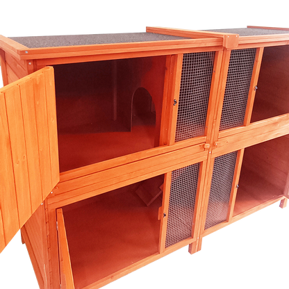 6ft Double Hutches