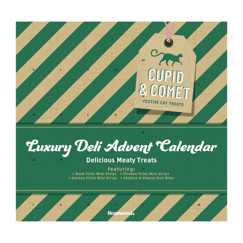 Rosewood Cupid & Comet Luxury Deli Christmas Advent Calendar for Cats - Get Set Pet