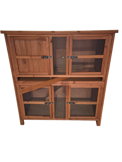 4ft Double Guinea Pig Hutch