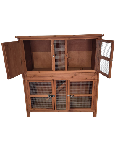 4ft Double Guinea Pig Hutch
