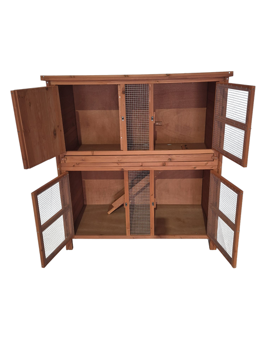 4ft Double Guinea Pig Hutch