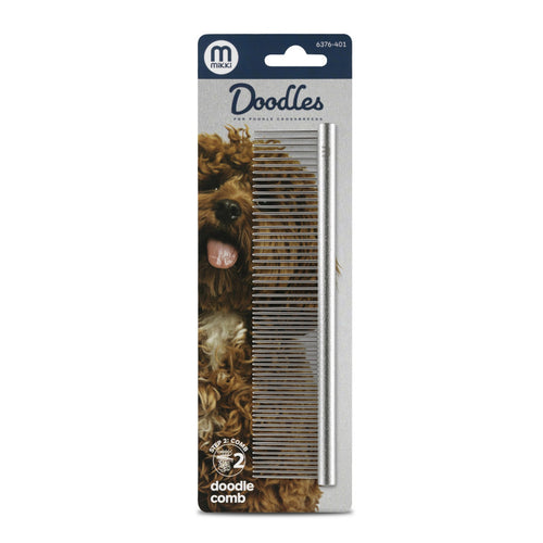 Mikki Doodle Poodle Crossbreed Dog Grooming Comb
