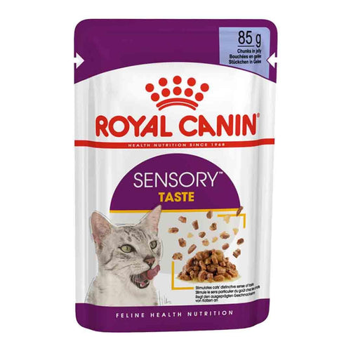 Royal Canin Feline Health Nutrition Sensory Taste Adult Cat Food in Jelly 12x85g - Get Set Pet