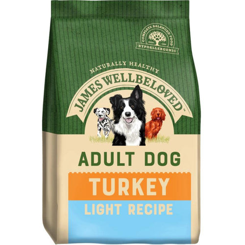 James Wellbeloved Adult Light Dry Dog Food Turkey & Rice 12.5kg - Get Set Pet