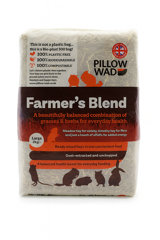 Pillow Wad Farmers Blend Hay