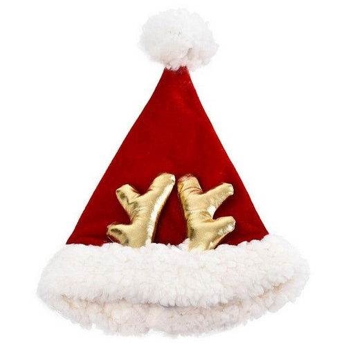 House of Paws Christmas Dog Santa Hat With Antlers - Get Set Pet