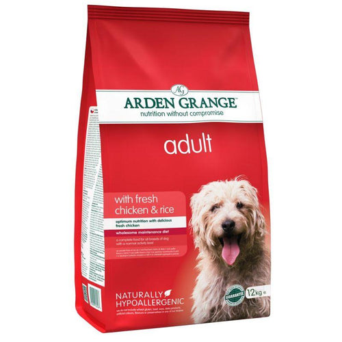 Arden Grange Adult Chicken & Rice Dry Dog Food, 12kg - Get Set Pet