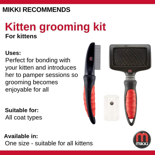 Mikki Kitten Grooming Kit - Get Set Pet