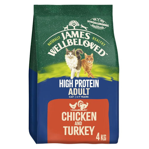 James Wellbeloved Dry Adult Cat Food High Protein Chicken & Turkey - Get Set Pet