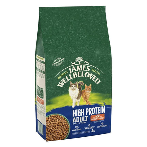 James Wellbeloved Dry Adult Cat Food High Protein Chicken & Turkey - Get Set Pet
