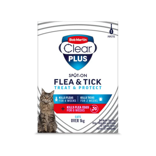 Bob Martin Clear Plus Spot On Flea Treatment Cats & Ferrets