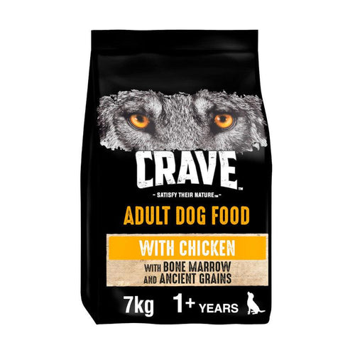 Crave Adult Dry Dog Food with Chicken, Marrow & Grains 7kg - Get Set Pet