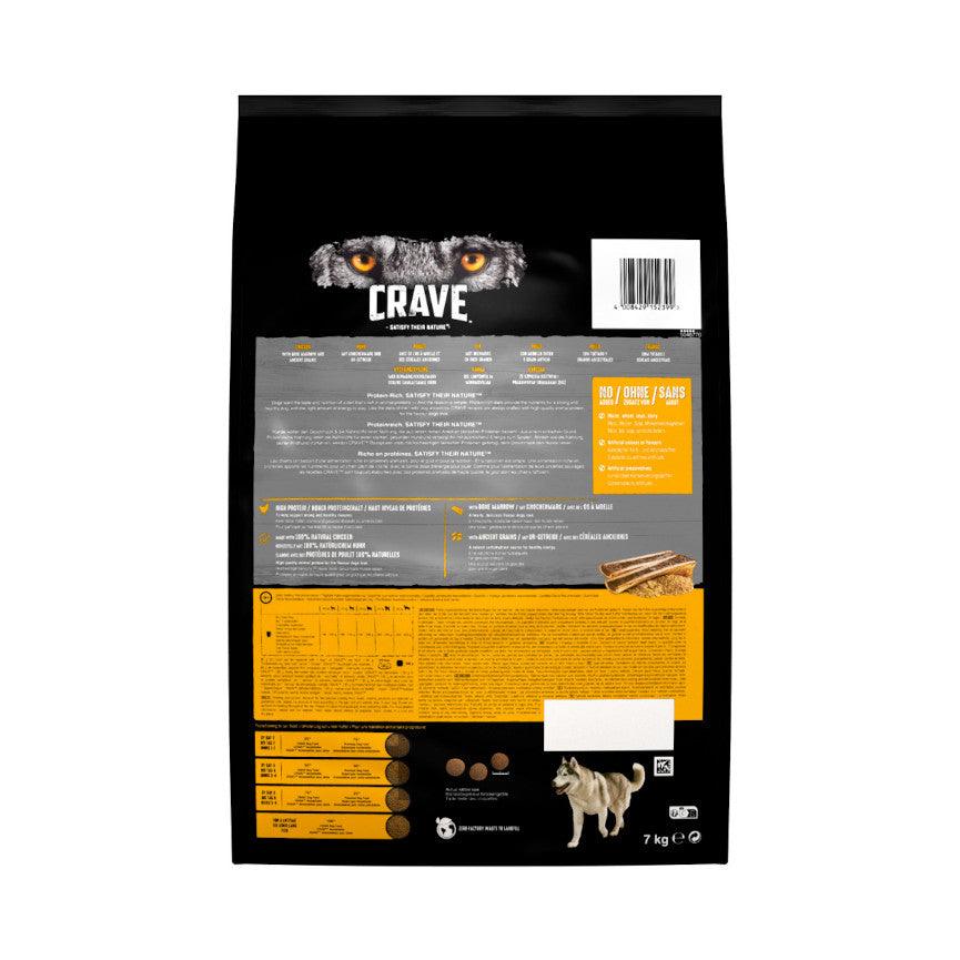 Crave Adult Dry Dog Food with Chicken Marrow Grains 7kg