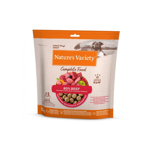Natures Variety Complete Freeze Dried Mini Adult Dog Food Beef 120g - Get Set Pet