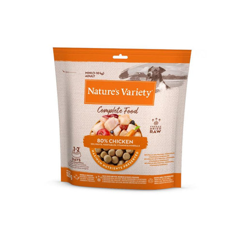 Natures Variety Complete Freeze Dried Mini Adult Dog Food Chicken 120g - Get Set Pet