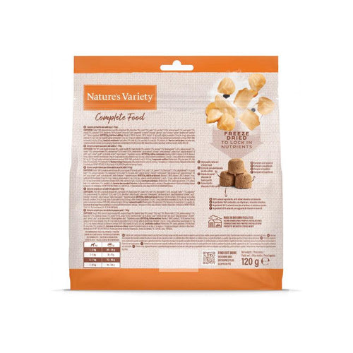 Natures Variety Complete Freeze Dried Mini Adult Dog Food Chicken 120g - Get Set Pet