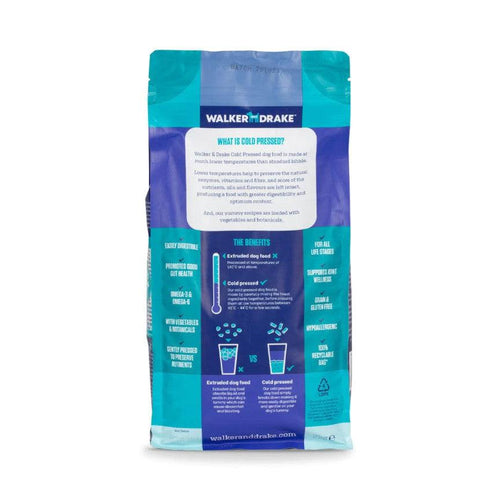 Walker & Drake Cold Pressed Adult Dog Food Ocean Fish - Get Set Pet
