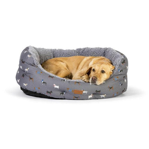 Danish Design FatFace Marching Dogs Deluxe Dog Slumber Bed - Get Set Pet