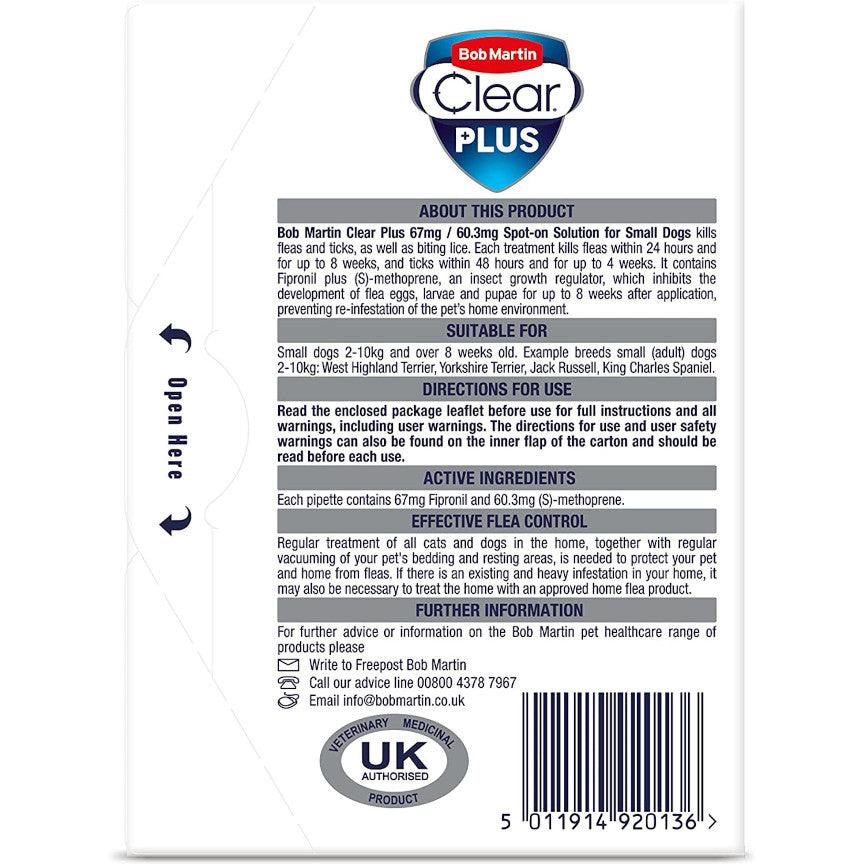 Bob martin clear spot on deals for small dogs