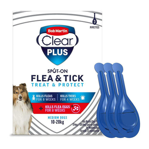 Bob Martin Clear Plus Spot On Flea Treatment Medium Dog