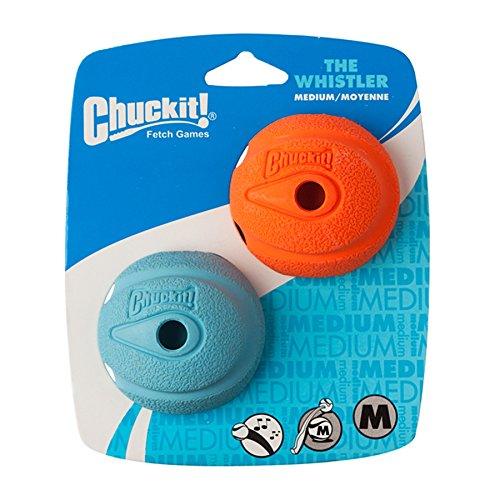 Chuckit The Whistler Ball Medium 6.5cm (2PK) - Get Set Pet
