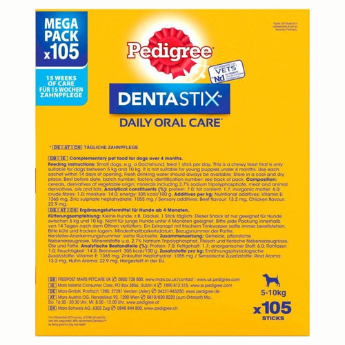 Pedigree DentaStix Daily Dental Chews Small Dog