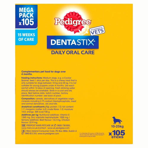 Pedigree DentaStix Daily Dental Chews Medium Dog
