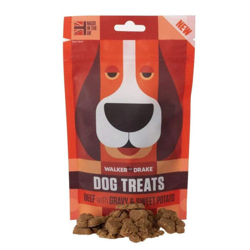 Walker & Drake Dog Treats Beef with Gravy & Sweet Potato 100g - Get Set Pet