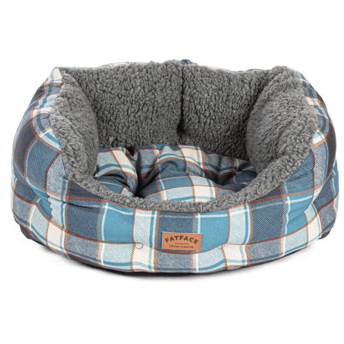 Danish Design FatFace Fleece Check Deluxe Slumber Bed - Get Set Pet