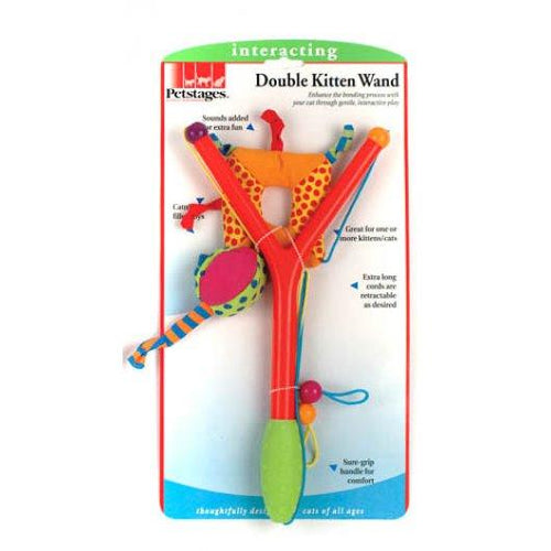 Petstages Double Wand Kitten Toy - Get Set Pet