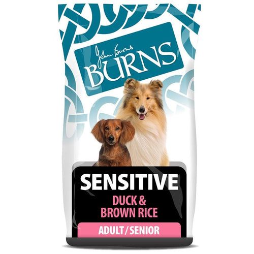 Burns Sensitive Adult Dog Food Duck & Brown Rice - Get Set Pet