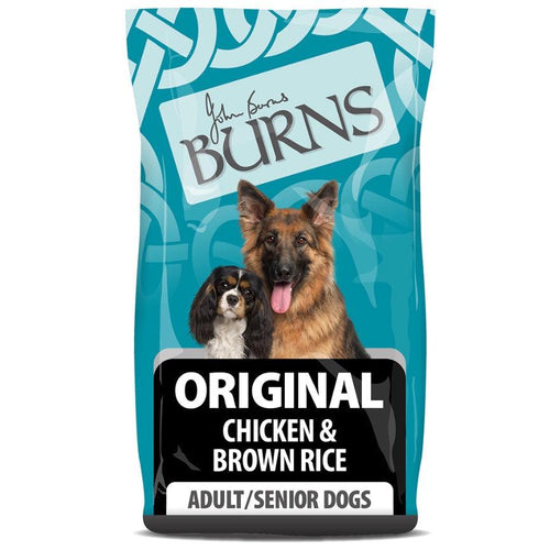 Burns Original Adult / Senior Chicken & Brown Rice Dry Dog Food 12kg + 2kg FREE - Get Set Pet