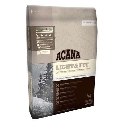 Acana Light and Fit Adult Dog Food 11.4Kg - Get Set Pet