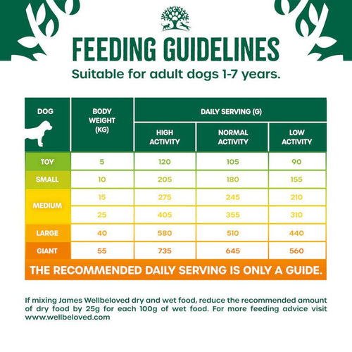 James Wellbeloved Grain Free Adult Dry Dog Food Lamb & Veg 10kg - Get Set Pet