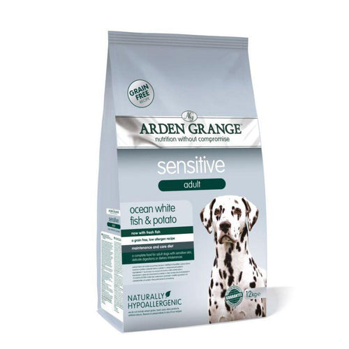 Arden Grange Adult Sensitive Fish & Potato Dry Dog Food, 12kg - Get Set Pet