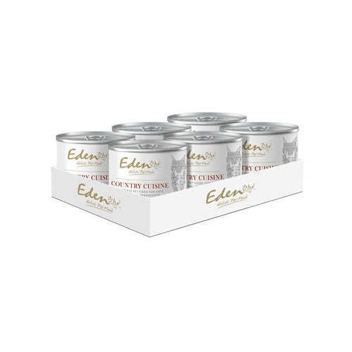 Eden Country Cuisine Adult Wet Cat Food 6x200g - Get Set Pet