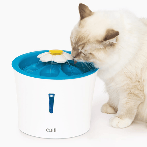 Catit Flower Cat Water Fountain with LED Night Light - Get Set Pet
