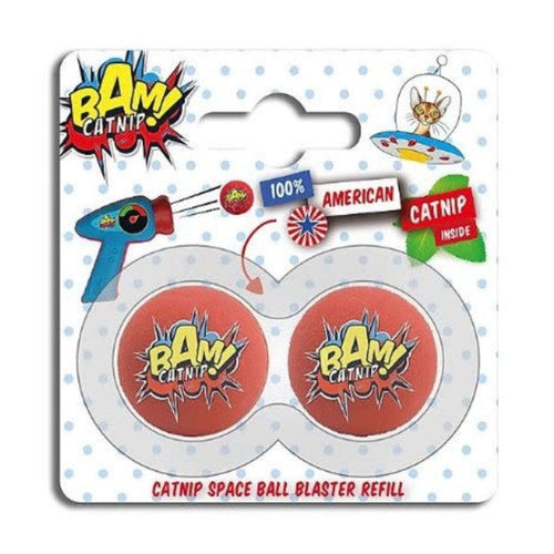 BAM! Catnip Pop Gun Refill Balls - Get Set Pet