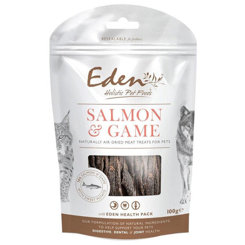 Eden Air-Dried Salmon and Game Cat and Dog Treats 100g - Get Set Pet