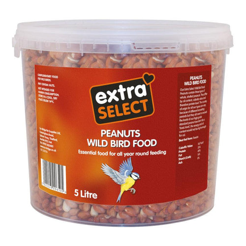 Extra Select Wild Bird Food Bucket Peanuts 5Ltr - Get Set Pet