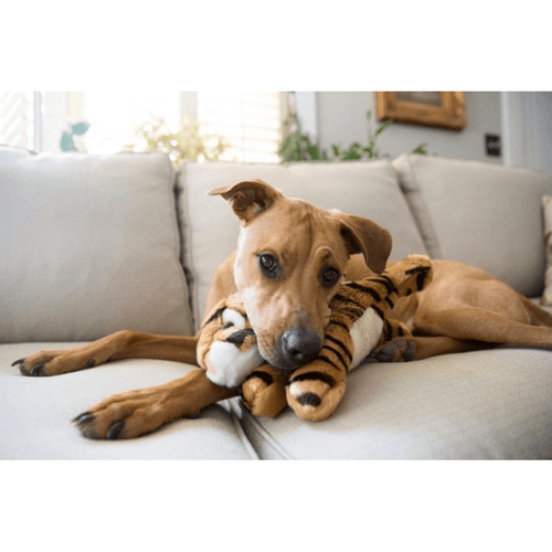 Fluff and Tuff Boomer Tiger Dog Toy - Get Set Pet
