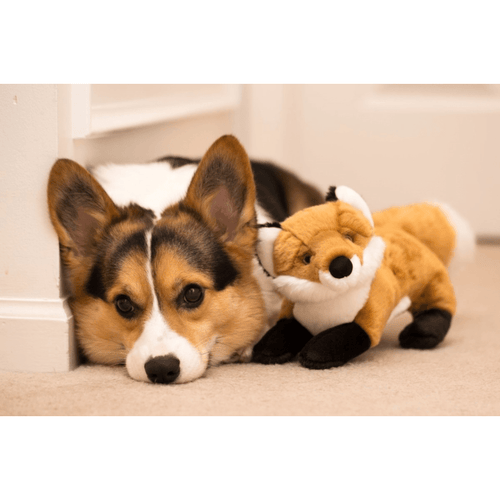 Fluff and Tuff Hendrix Fox Dog Toy - Get Set Pet