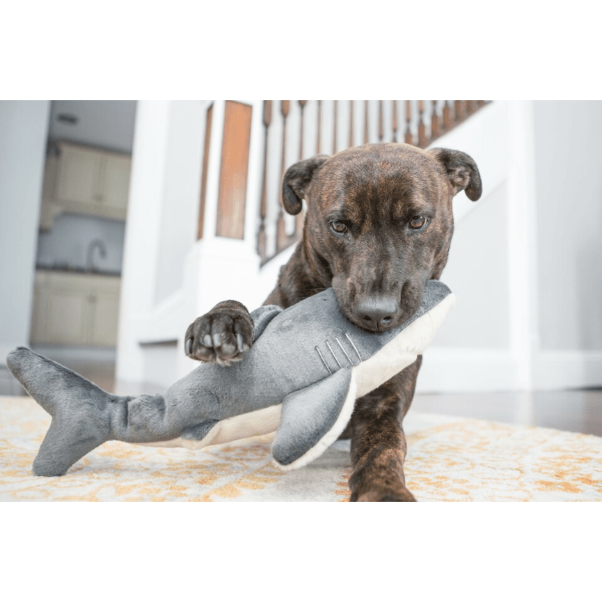 Fluff and Tuff Mac the Shark Dog Toy