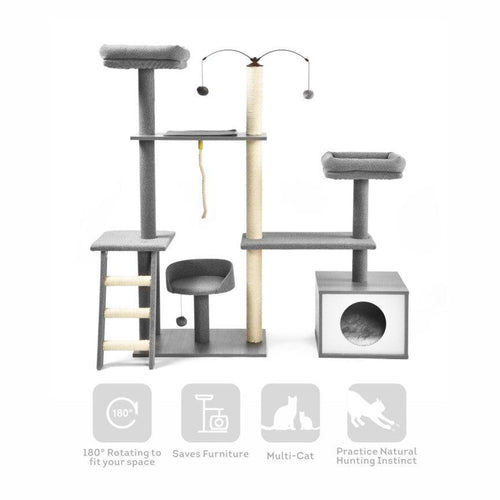 Ohana Galway Adventure Sleep & Climb Cat Tree - Get Set Pet