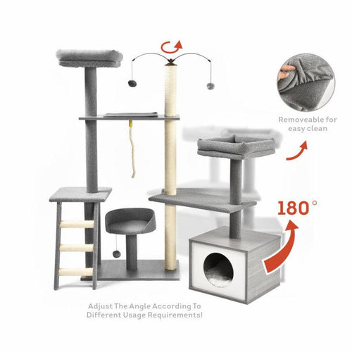 Ohana Galway Adventure Sleep & Climb Cat Tree - Get Set Pet