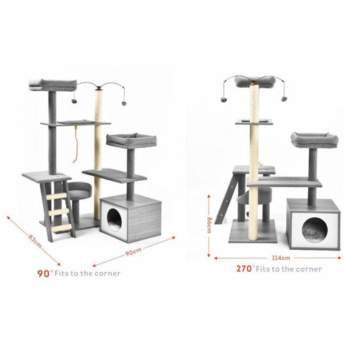 Ohana Galway Adventure Sleep & Climb Cat Tree - Get Set Pet