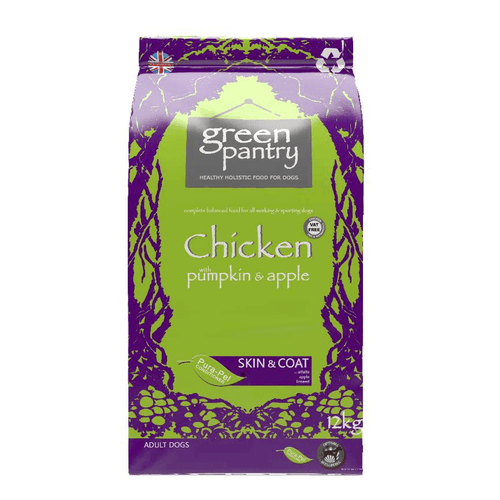Green Pantry Working Dog Food All Life Stages Chicken with Pumpkin and Apple - Get Set Pet