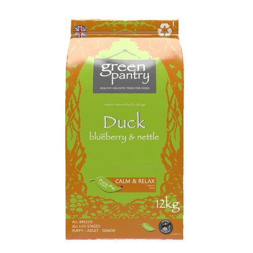 Green Pantry Dog Food All Life Stages Duck with Blueberry and Nettle - Get Set Pet